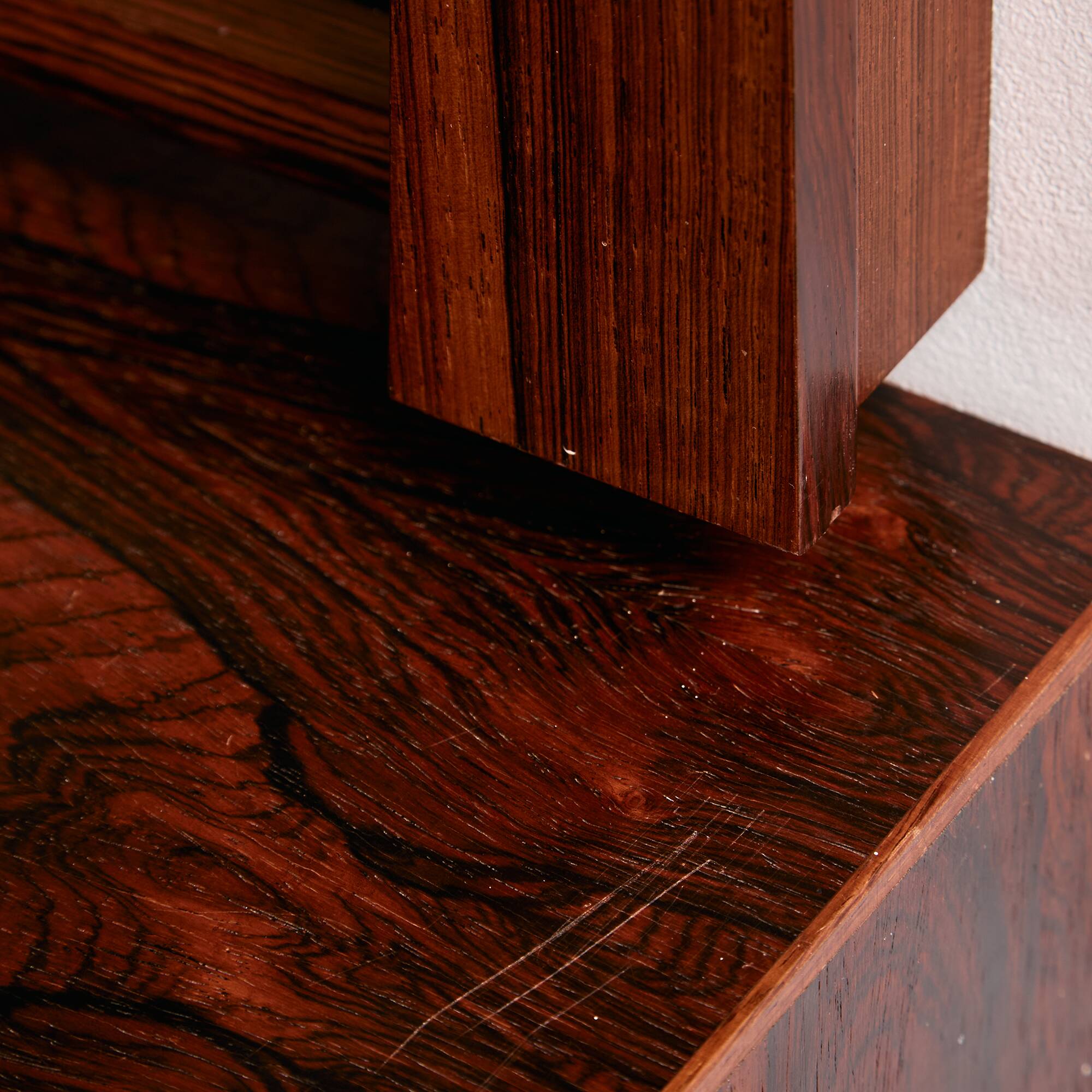 Rosewood framed mirror, Set of 2