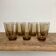 7 petits verres fumés vintage