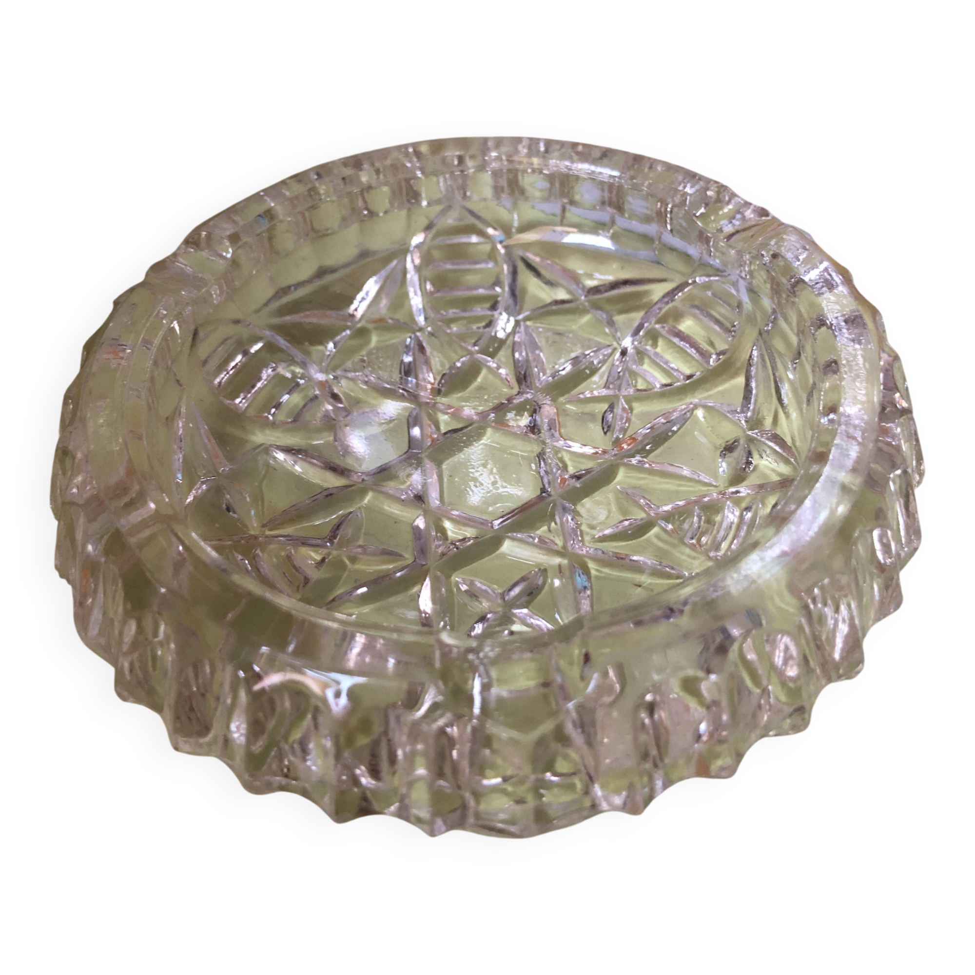 Vintage glass ashtray