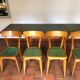 Table et chaises scandinave vintage