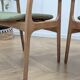 Vintage Erik Buch chair pair - oak & velvet