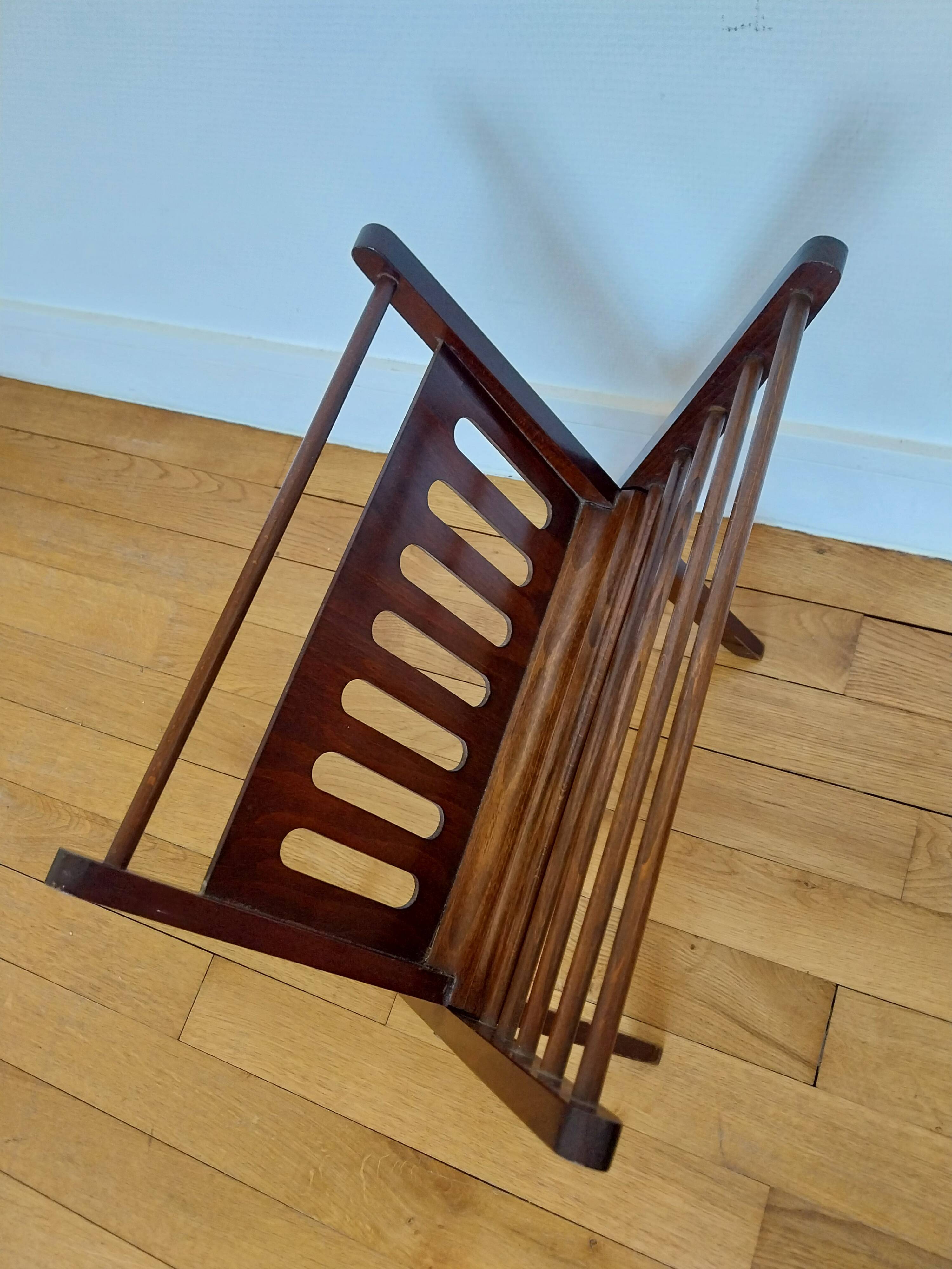 Vintage magazine rack 1960 Cees Braakman