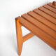Table basse bois bois à lattes, décoration intérieur