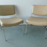 Pair of vintage low chairs