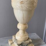 Vintage marble lamp foot