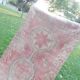 Vintage Turkish hallway rug 137x363 cm