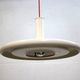 White XL Fog & Morup Optima Pendant Lamp: Hans Due Design, Denmark 1970s