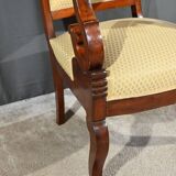 Mahogany Office Armchair, Restoration Period – Early 19th Century