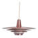 Danish suspension in red copper 60s