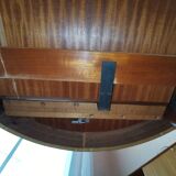 Scandinavian-style teak dining table in the 60s
