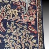 Iran Ghoum Oriental Rug: 1.70 X 0.96 Meters, Wool and Silk