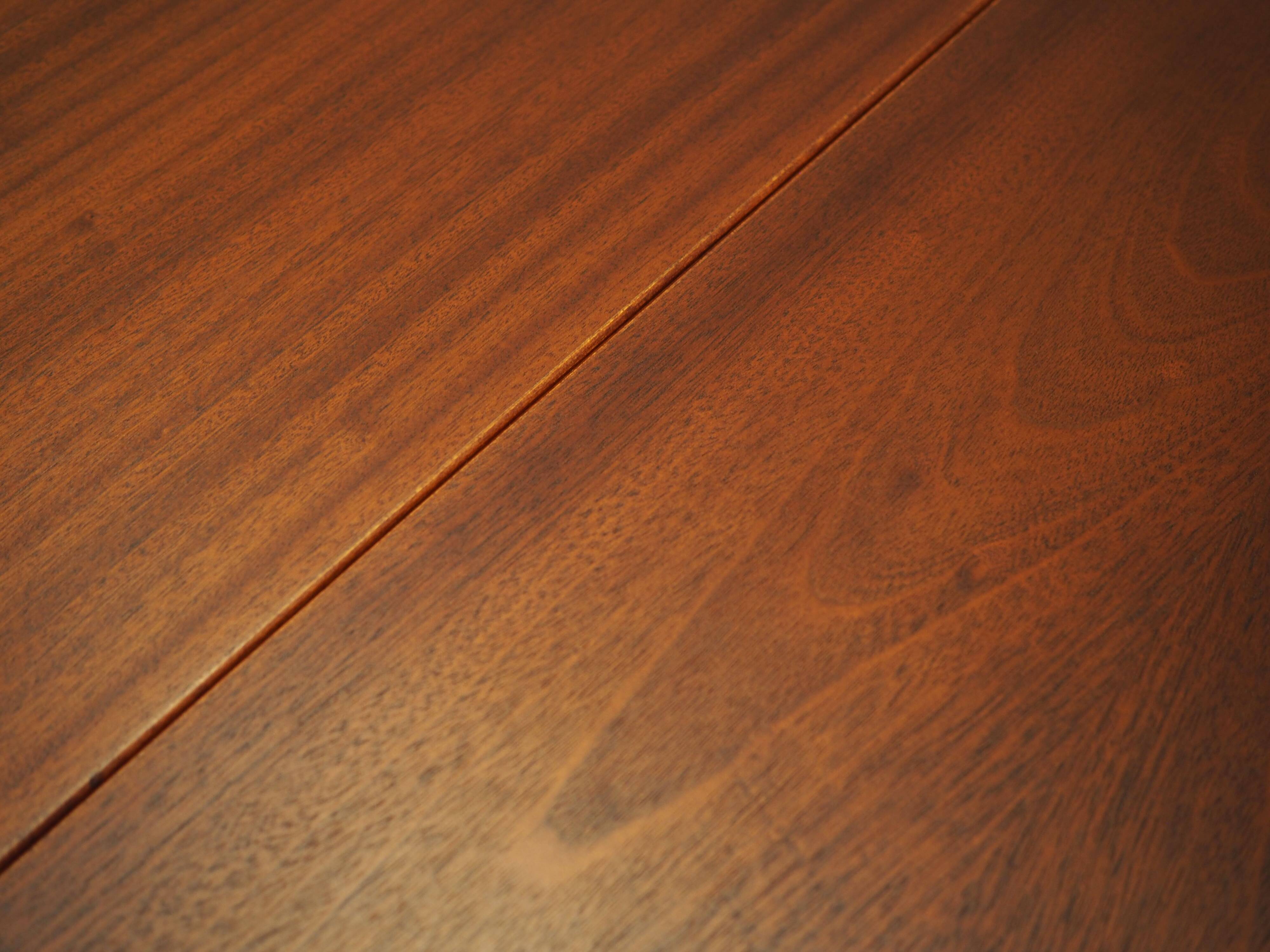 Mahogany table, Danish design, 1970s, production: Denmark