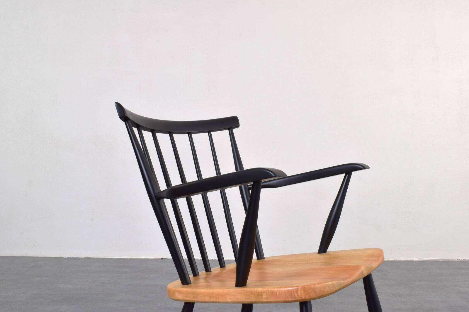 Chaise à bascule suédoise du milieu du siècle, années 1960.