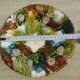 Ceramic Majolica Barbotine Plate