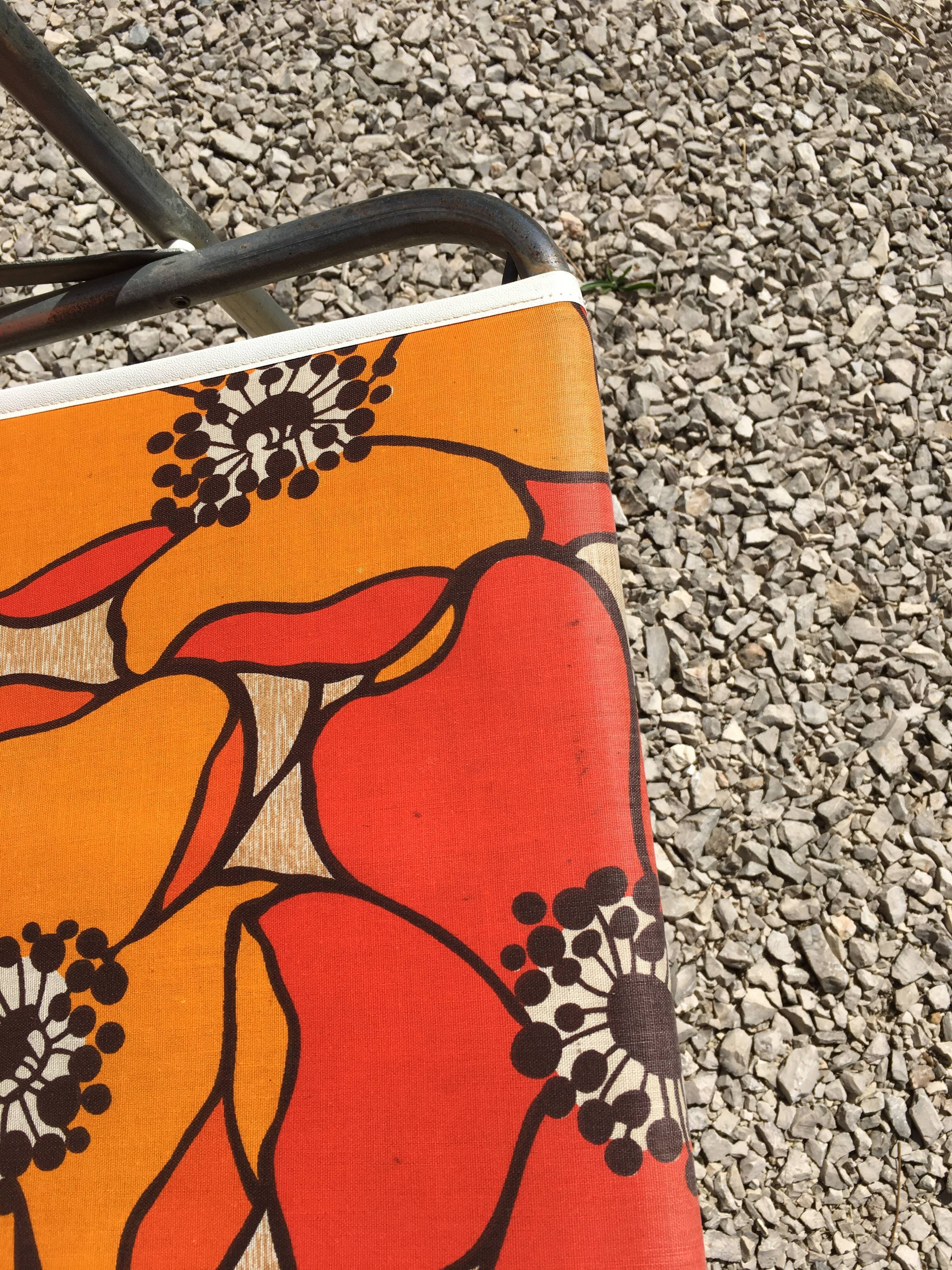 Pair of vintage camping chairs