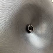 Suspension en métal micro-perforé, années 60