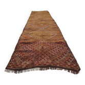 Vintage Turkish hallway rug 71x266 cm