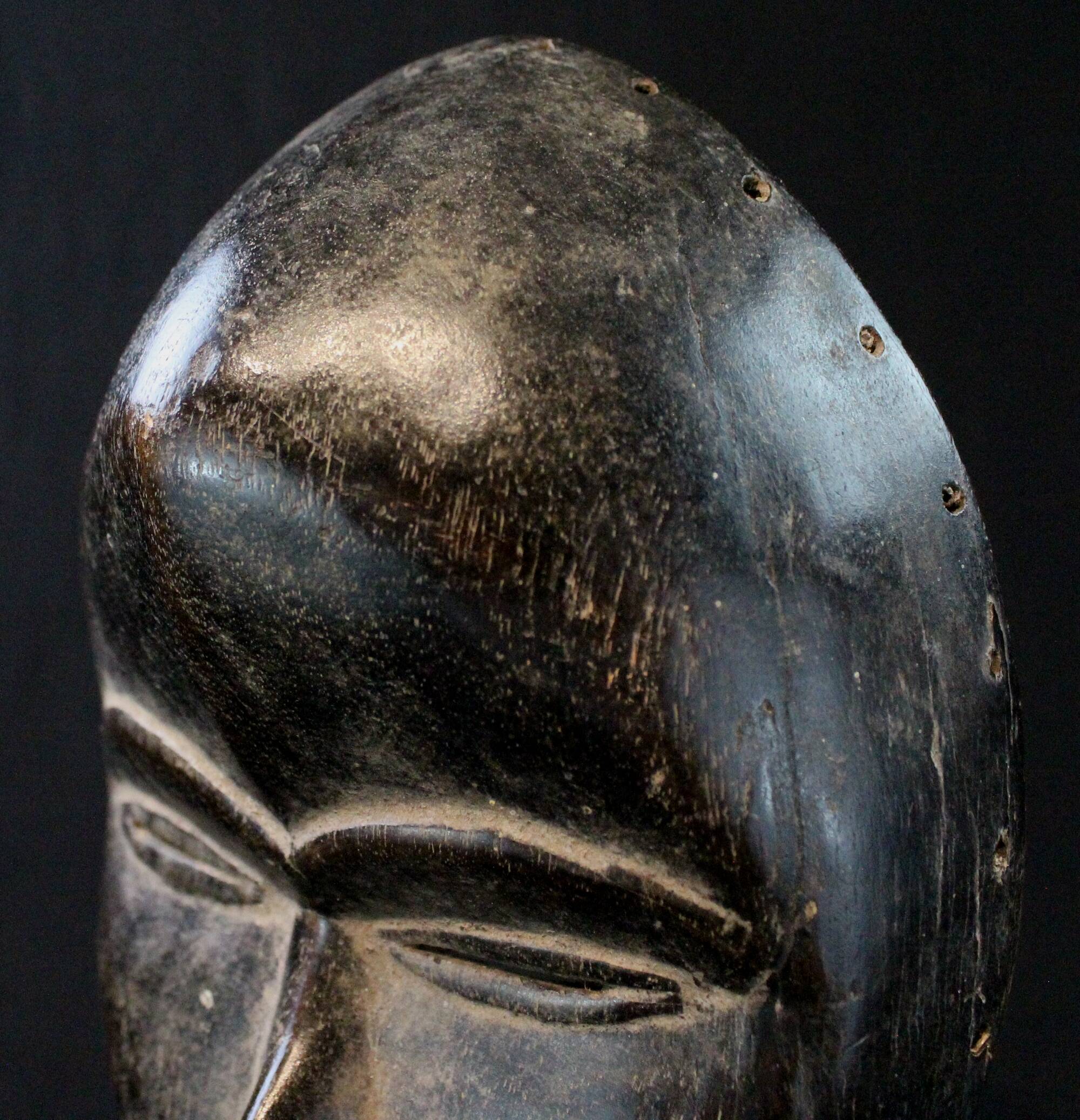 African Art - Old Dan Ethnic Running Mask - Ivory Coast - 22.5