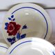 4 vintage deep plates from K&G Luneville model Chantal 220516