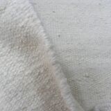 Hand-knotted Traditional Artisan Rug in Beige Ecru without Pattern