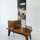 Vintage art deco wardrobe / dressing table with mirror