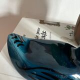 Decorative ceramic duck painted and signed, vintage