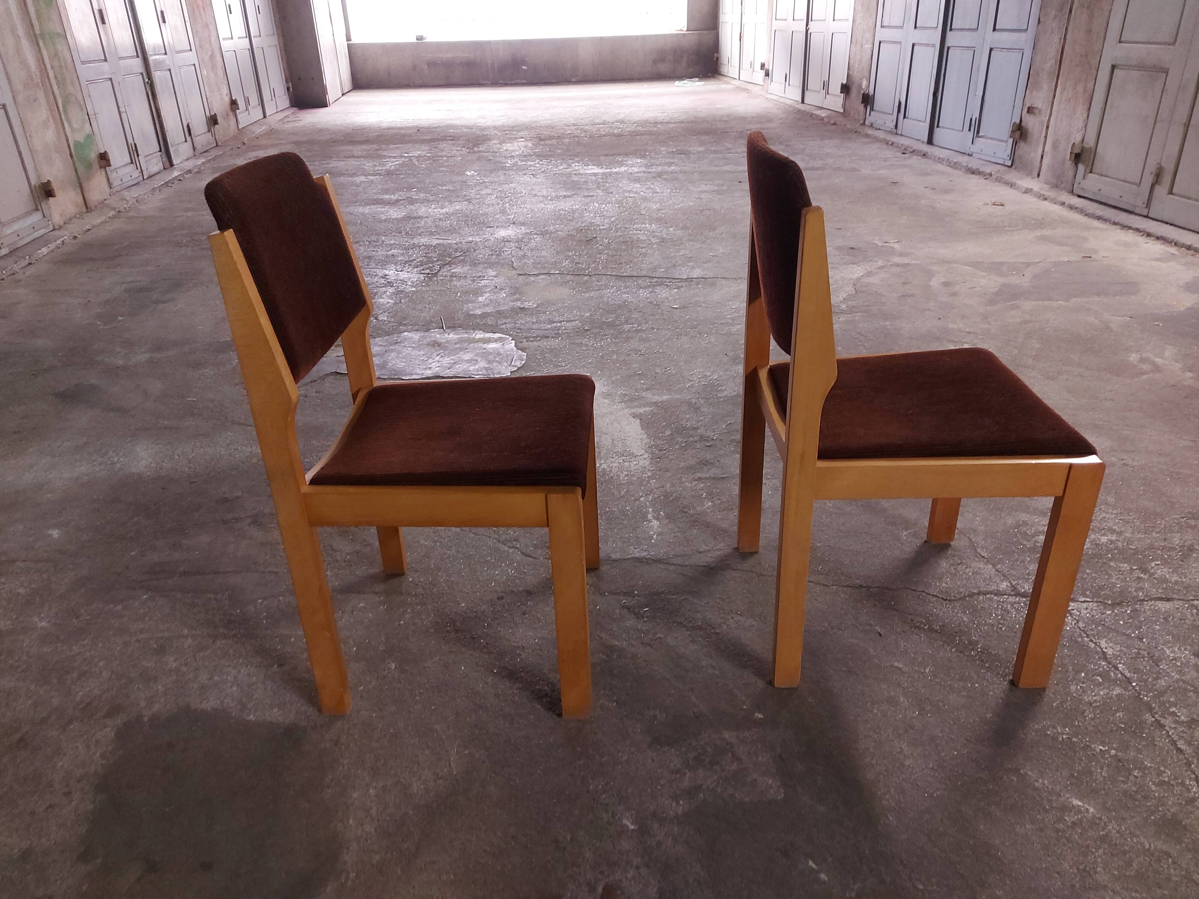 Set of two vintage Swiss chairs