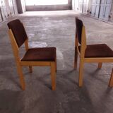 Set of two vintage Swiss chairs