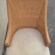 Canine rattan armchair