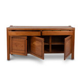 Seltz House solid elm sideboard, 1960s