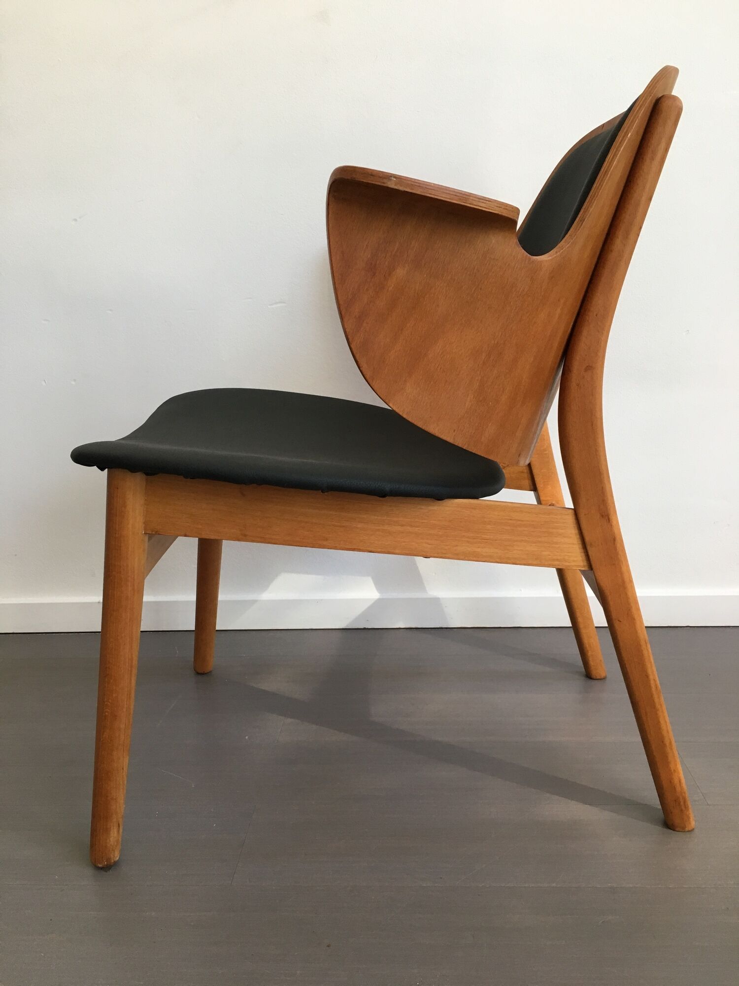 Hans Olsen lounge chair model 107 for Bramin, Denmark, 1950 's