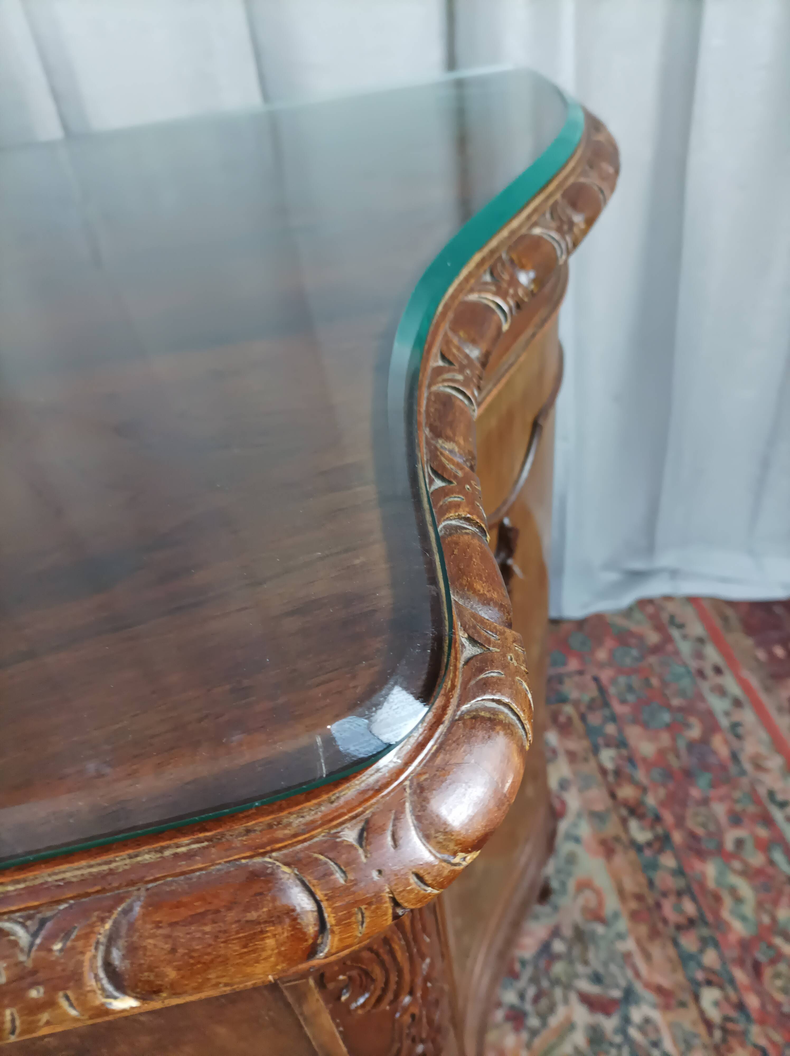English Chippendale mahogany sideboard Jellinek Paris