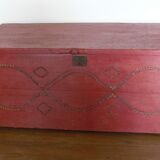 Chest old trunk Folk Art