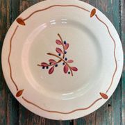 5 assiettes dessert vintage à fleurs