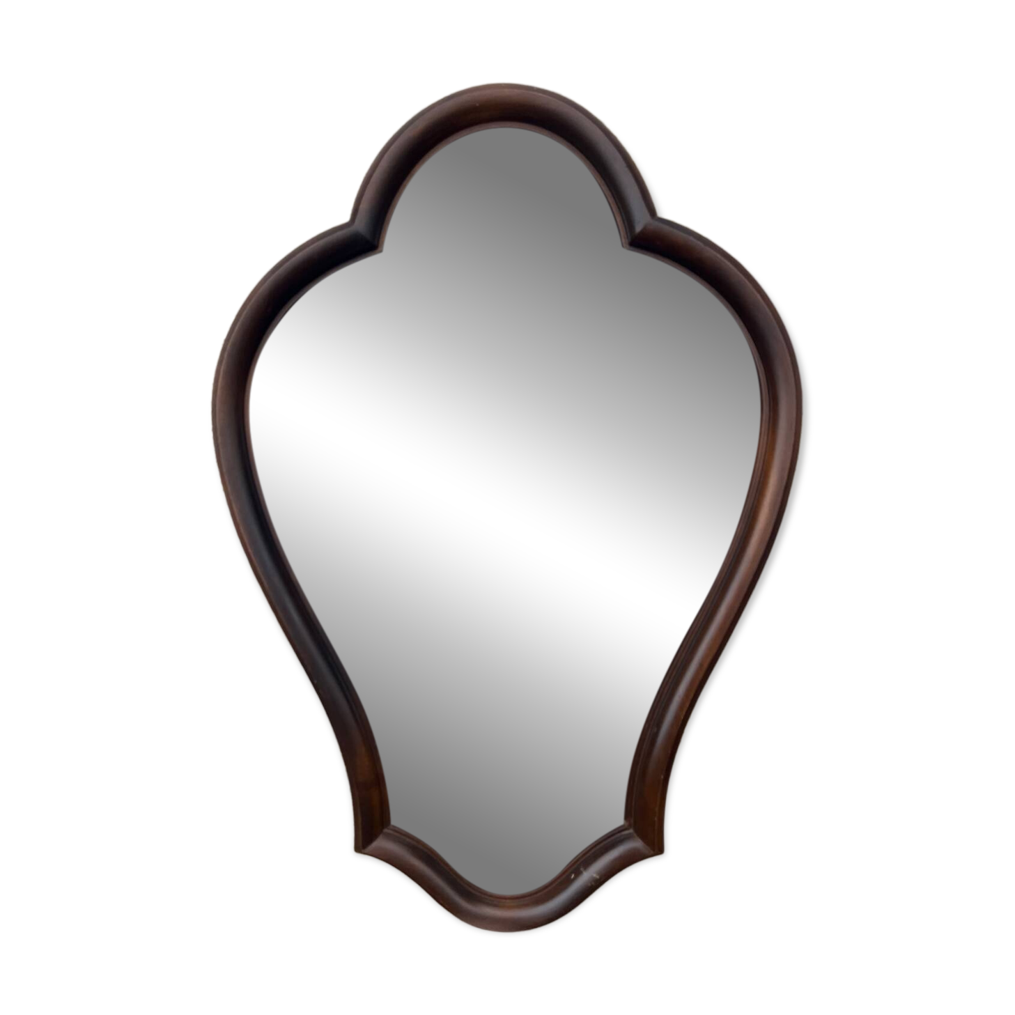 Wooden rococo mirror