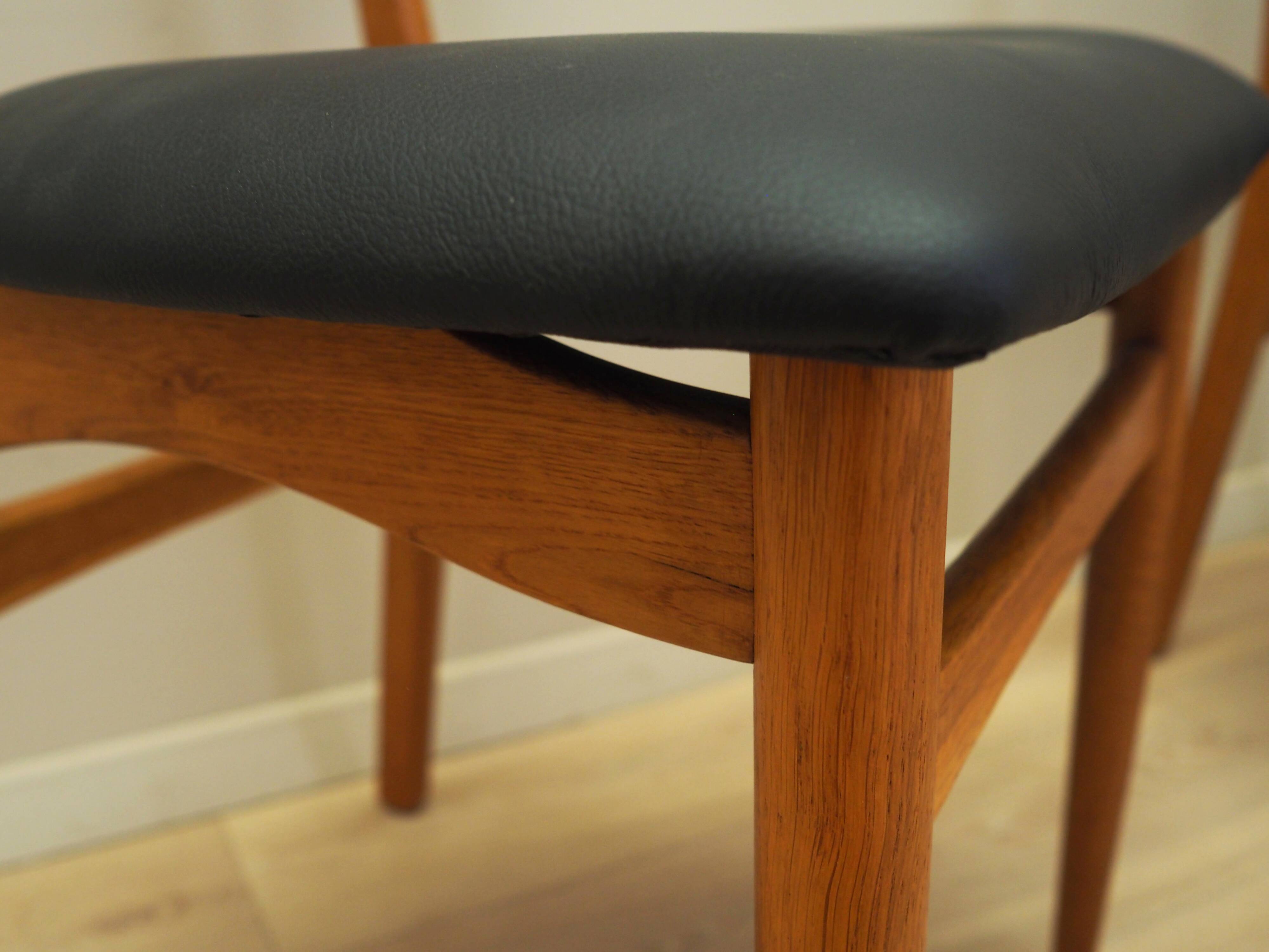 Set of four chairs, Danish design, 1970s, production: Denmark