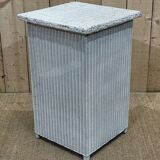 1950s lloyd loom nightstand