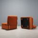 Zanotta armchairs designed by Pas D'Urbino Lomazzi vintage 1980s