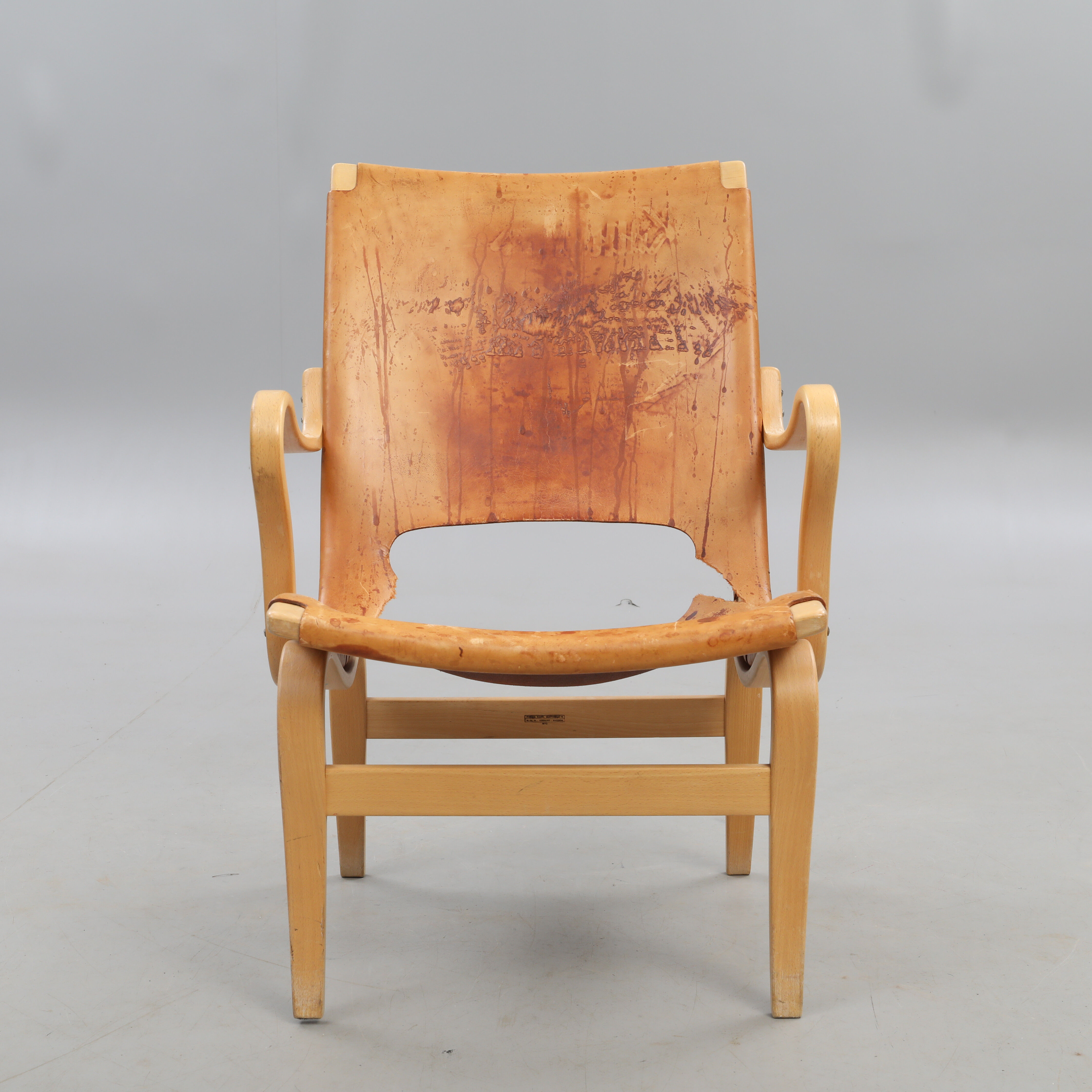 Armchair by Bruno Mathsson model EVA company Karl Mathsson