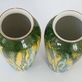 Pair of art deco vases