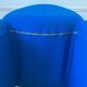 Vintage blue wool armchair