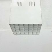 Modern minimalist cube ceiling light from the mid-century, Finland, 1960s.