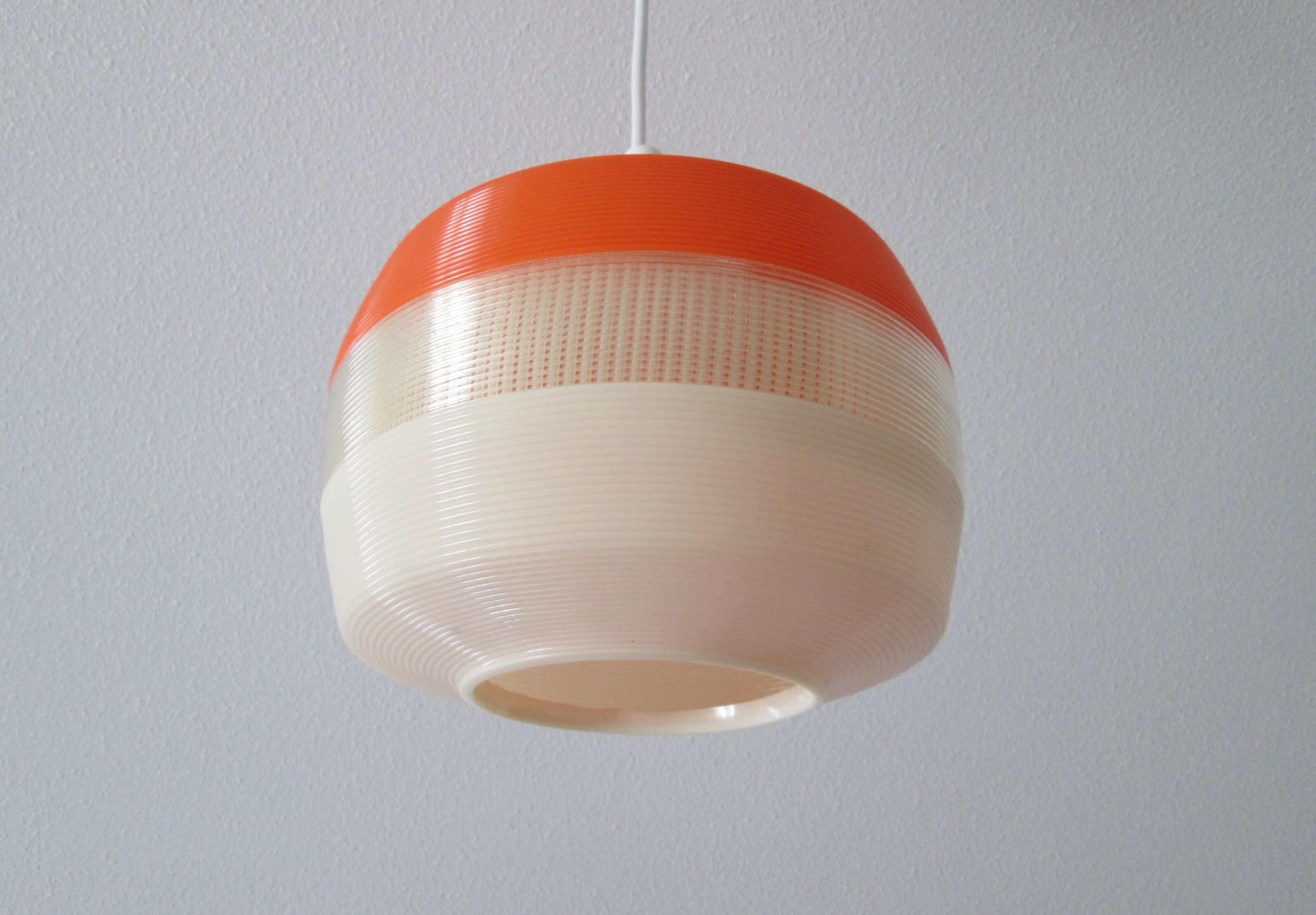 1960s original vintage pendant spaghetti lamp in 3 colours  designed by Yasha Heifetz for Rotaflex