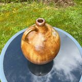 Glazed terracotta oil jar jug