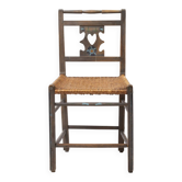 Folk wicker chair produced by SP Pniewo, Poland, 1960s