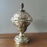 Pied de lampe art nouveau en laiton