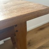 Console table "campaign" solid oak