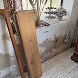 Old XL Napoleonic oak glass bookcase, 19th century