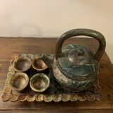 Chinese teapot set with cups
