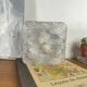 Square wall lamp ceiling light transparent glass vintage fixture